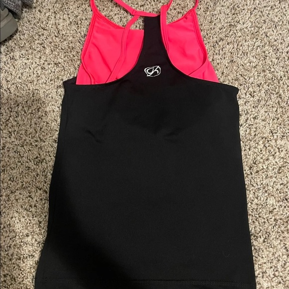 Gk cheerleading tank top with sports bra - Picture 2 of 3